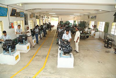 Ramco ITI Motor Mechanic workshop